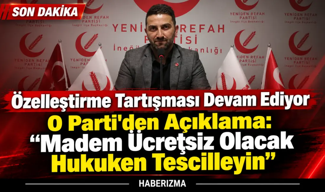 Yeniden Refah Partisi İnegöl İlçe Başkan Yardımcısı İsmail Sali, Bursa