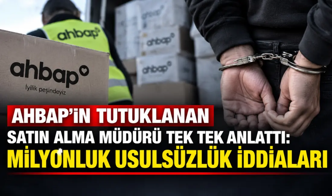 İstanbul Cumhuriyet Başsavcılığı'nın Ahbap Derneği'ne yönelik yürüttüğü soruşturmada tutuklanan satın