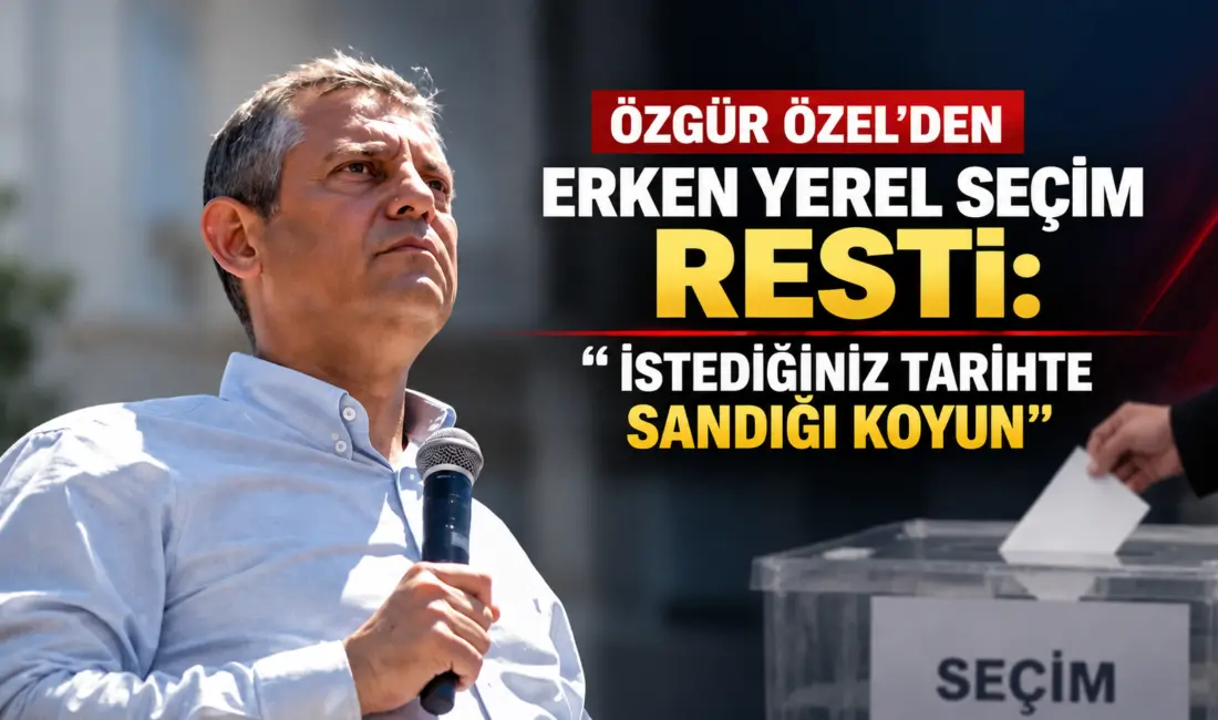 Yeni Parti Genel Başkanı Özgür Özel, Üsküdar Belediyesi'nde yaşanan başkan