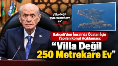MHP Genel Başkanı Devlet Bahçeli, kamuoyunda tartışma yaratan İmralı'daki yapı