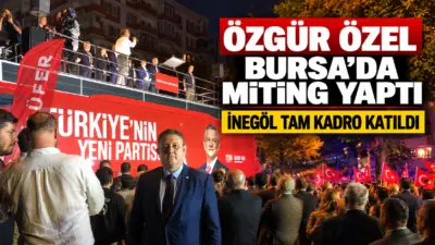 Yeni Parti Genel Başkanı Özgür Özel, tutuklu Bursa Büyükşehir Belediye