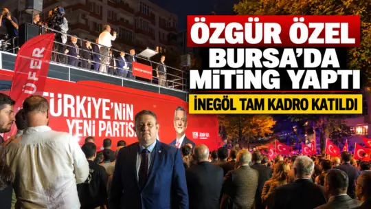 Yeni Parti Genel Başkanı Özgür Özel, tutuklu Bursa Büyükşehir Belediye