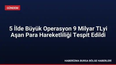 Batman, Hatay, Kars, Kocaeli ve Tokat'ta düzenlenen operasyonlarda 9 milyar