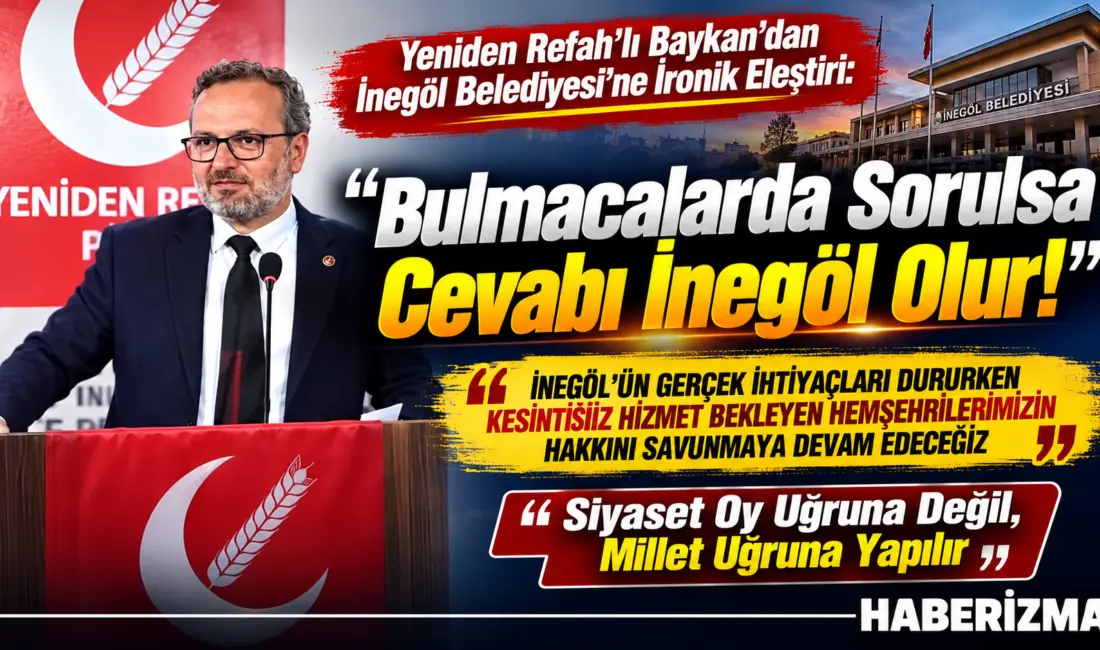 Yeniden Refah Partisi İnegöl Belediye Meclis Üyesi İlhan Baykan, İnegöl