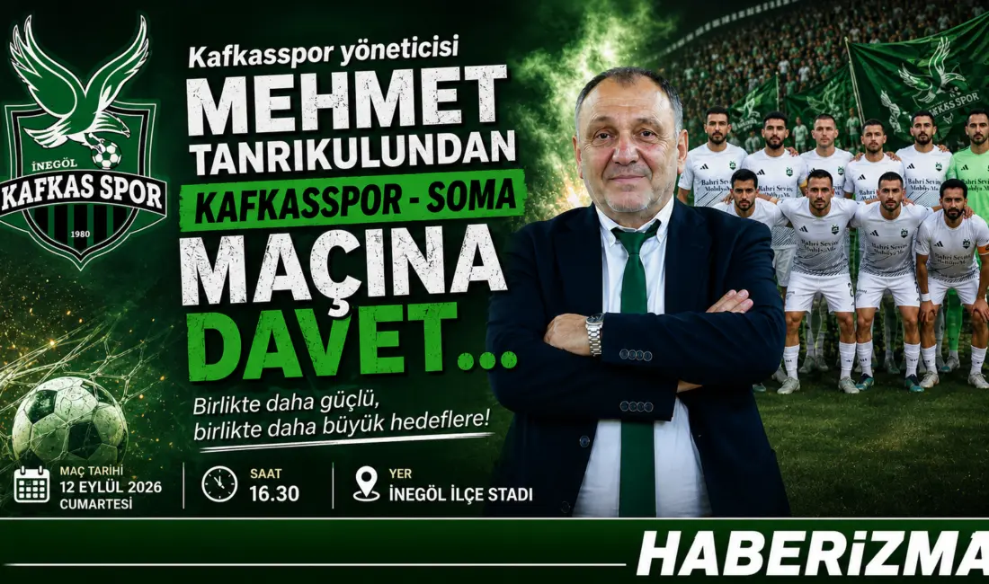 İnegöl Kafkasspor Başkan Yardımcısı Mehmet Tanrıkulu İnegöl Kafkasspor olarak, TFF