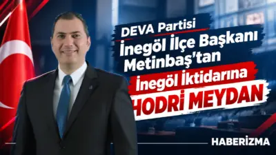 DEVA Partisi İnegöl İlçe Başkanı Onur Metinbaş, sosyal medya hesabından