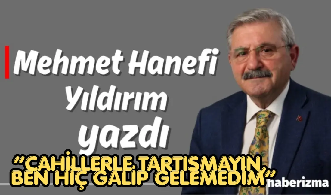 “CAHİLLERLE TARTIŞMAYIN, BEN HİÇ GALİP GELEMEDİM” Sosyal medyada “Kent Konseyi