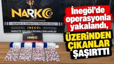 Bursa’nın İnegöl ilçesinde uyuşturucu ve uyarıcı madde kullanımının ve ticaretinin