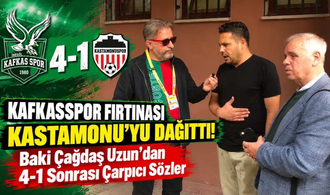 Nesine 2. Lig'de sahasında GMG Kastamonuspor'u ağırlayan temsilcimiz İnegöl Kafkasspor,