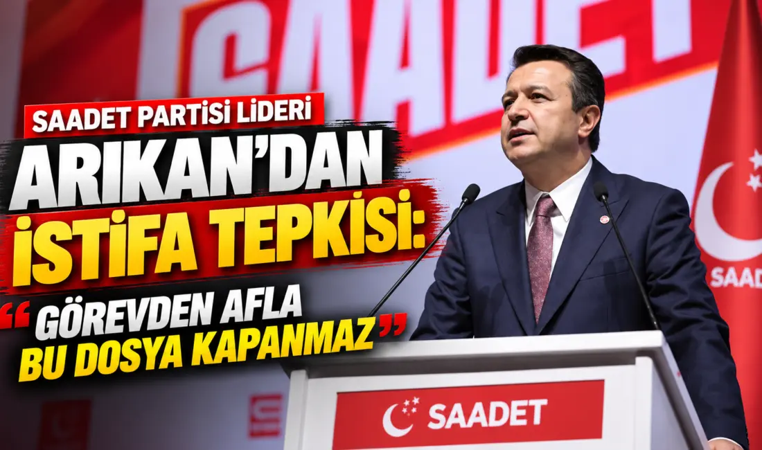 Saadet Partisi Genel Başkanı Mahmut Arıkan, sermaye piyasalarındaki fon manipülasyonu
