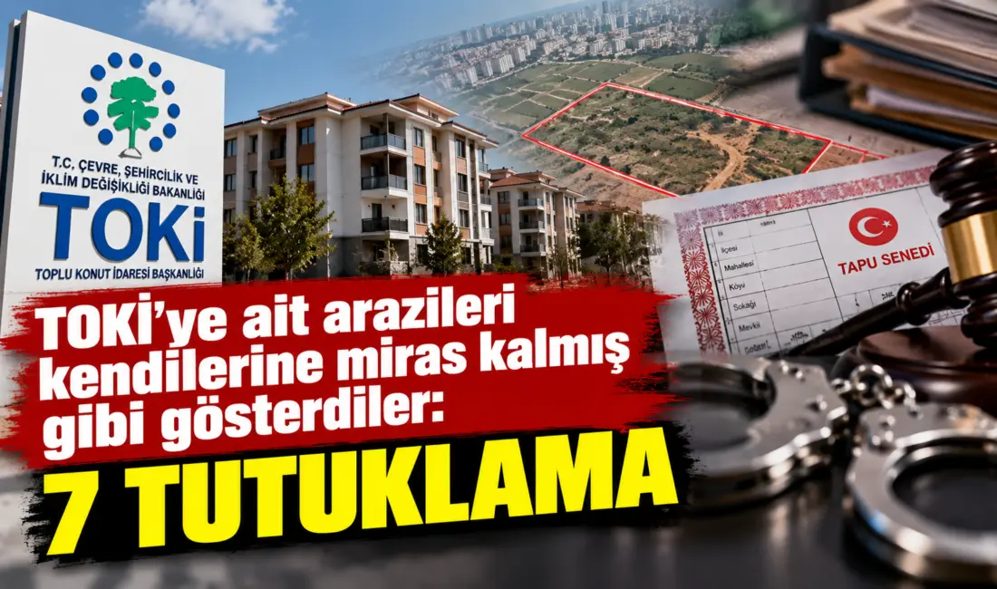Ankara Cumhuriyet Başsavcılığı koordinesinde, polis ekiplerince yürütülen çalışmalar sonucunda TOKİ’ye