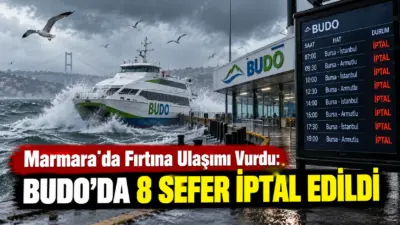 Marmara Denizi'nde sabah saatlerinden itibaren etkisini artıran şiddetli rüzgâr ve