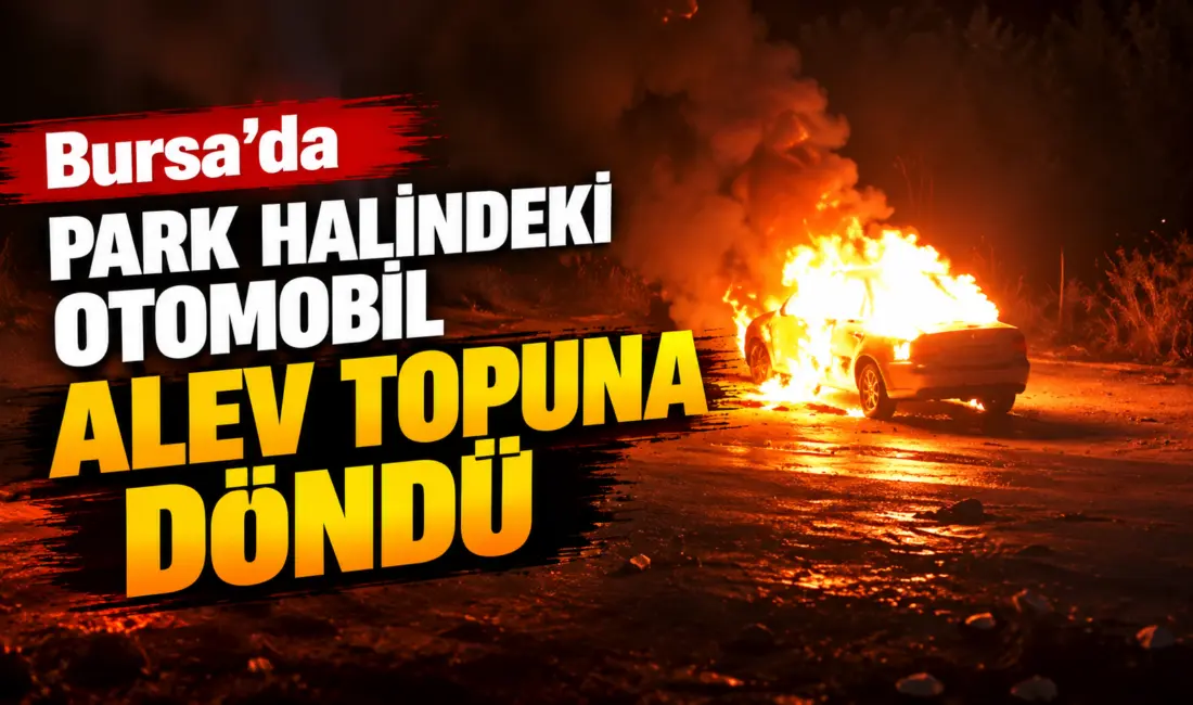 Bursa’da park halindeki otomobilde çıkan yangın itfaiye ekiplerinin müdahalesiyle söndürüldü.