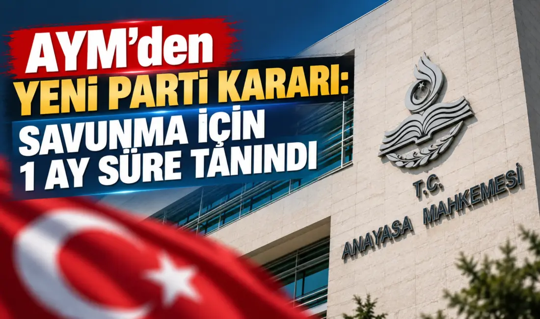 Anayasa Mahkemesi Genel Kurulu, Yenilik Partisi'nin isim benzerliği başvurusu üzerine
