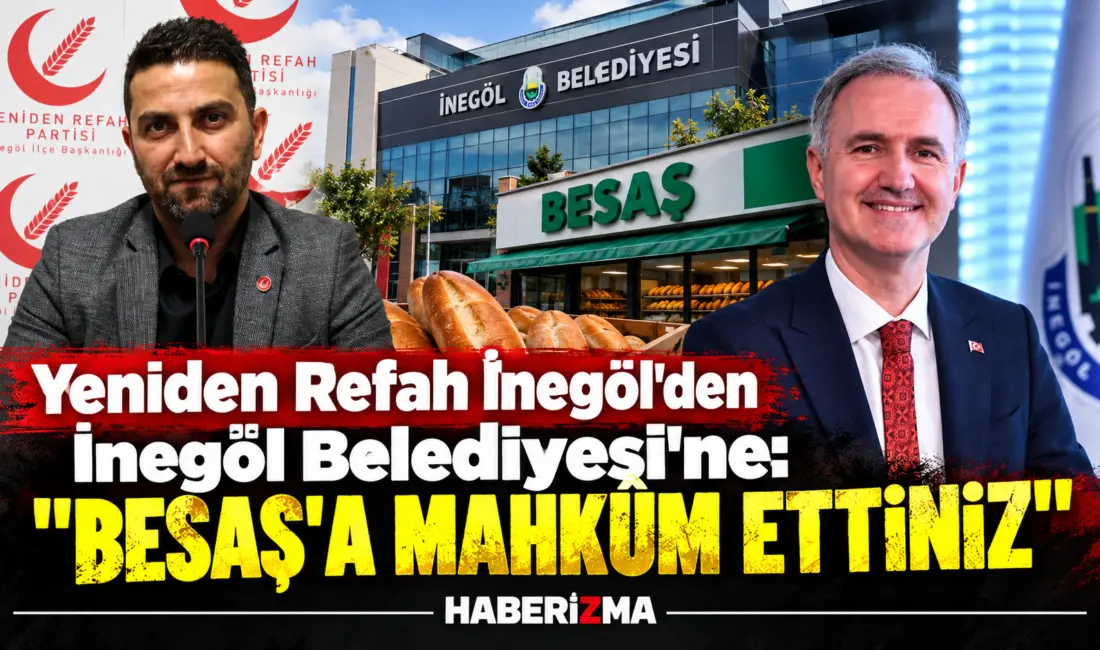 Yeniden Refah Partisi İnegöl Teşkilat Başkanı İsmail Sali, kapatılan Halk