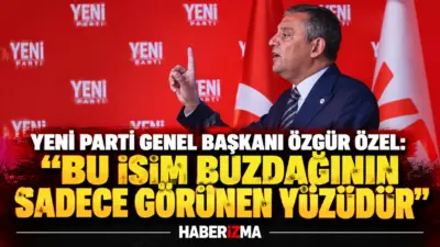 YENİ Parti Genel Başkanı Özgür Özel, partisinin genel merkezinde gerçekleştirilen