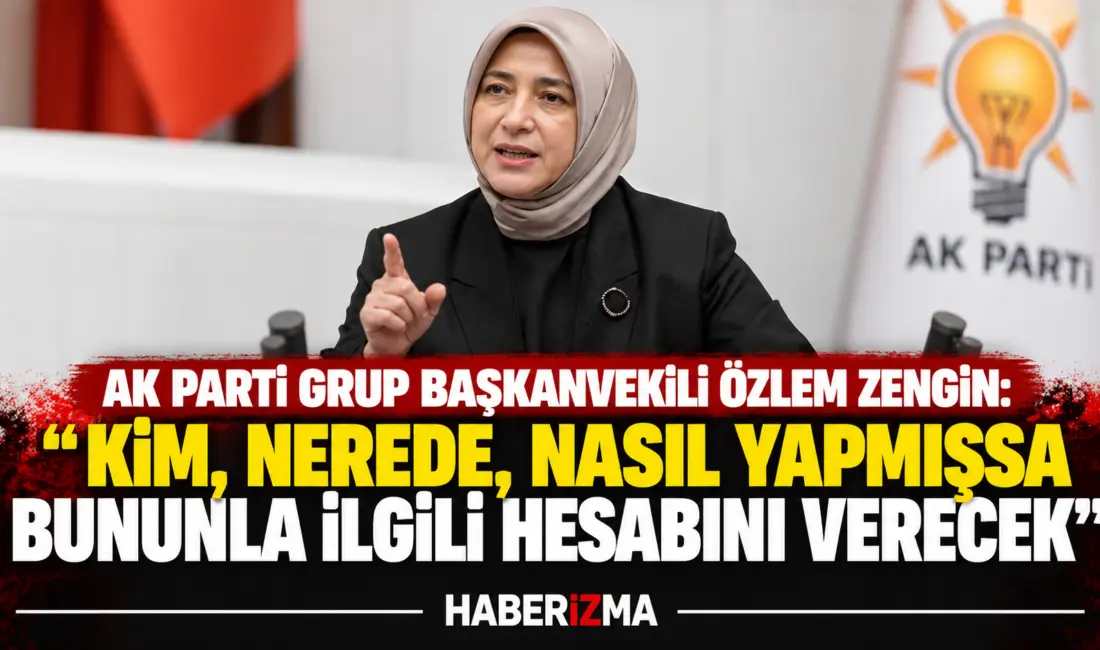 AK Parti Grup Başkanvekili Özlem Zengin, kamuoyunun gündemindeki fon soruşturmasına