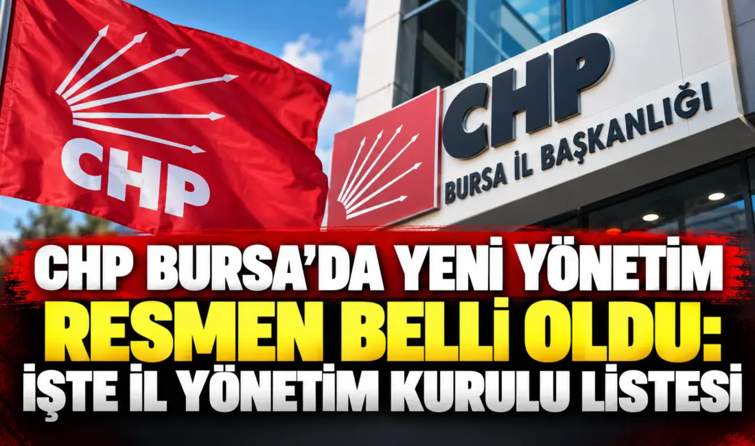 Cumhuriyet Halk Partisi (CHP) Genel Merkezi, Bursa İl Başkanlığı'nın yeni