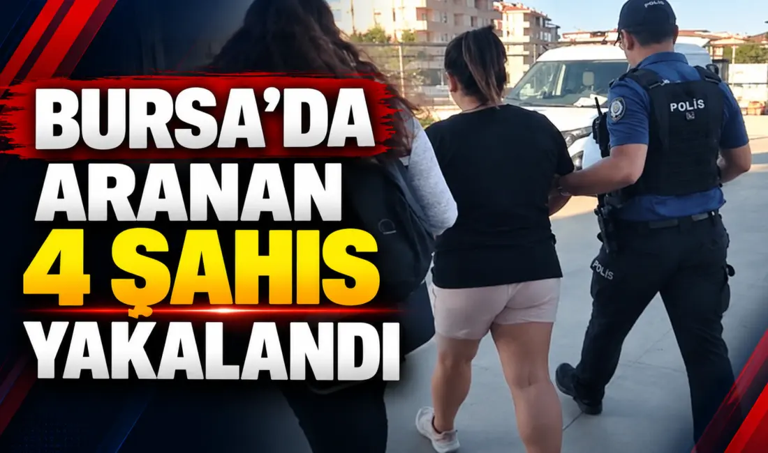 Bursa’nın İznik ilçesinde polis ekiplerinin aranan şahıslara yönelik gerçekleştirdiği çalışmalarda,