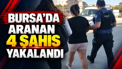 Bursa’nın İznik ilçesinde polis ekiplerinin aranan şahıslara yönelik gerçekleştirdiği çalışmalarda,