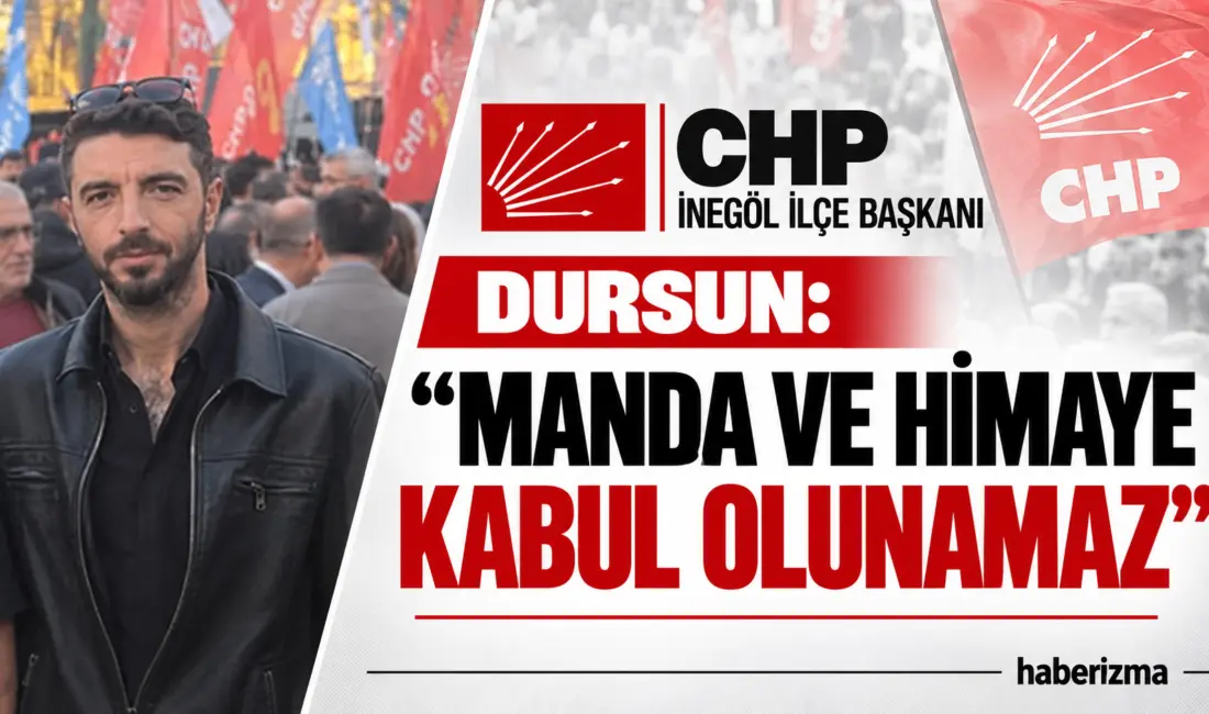 CHP İnegöl İlçe Başkanı Armağan Dursun, 12 Eylül askeri darbesinin