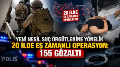 Yeni nesil suç örgütlerine yönelik İstanbul merkezli olmak üzere 20