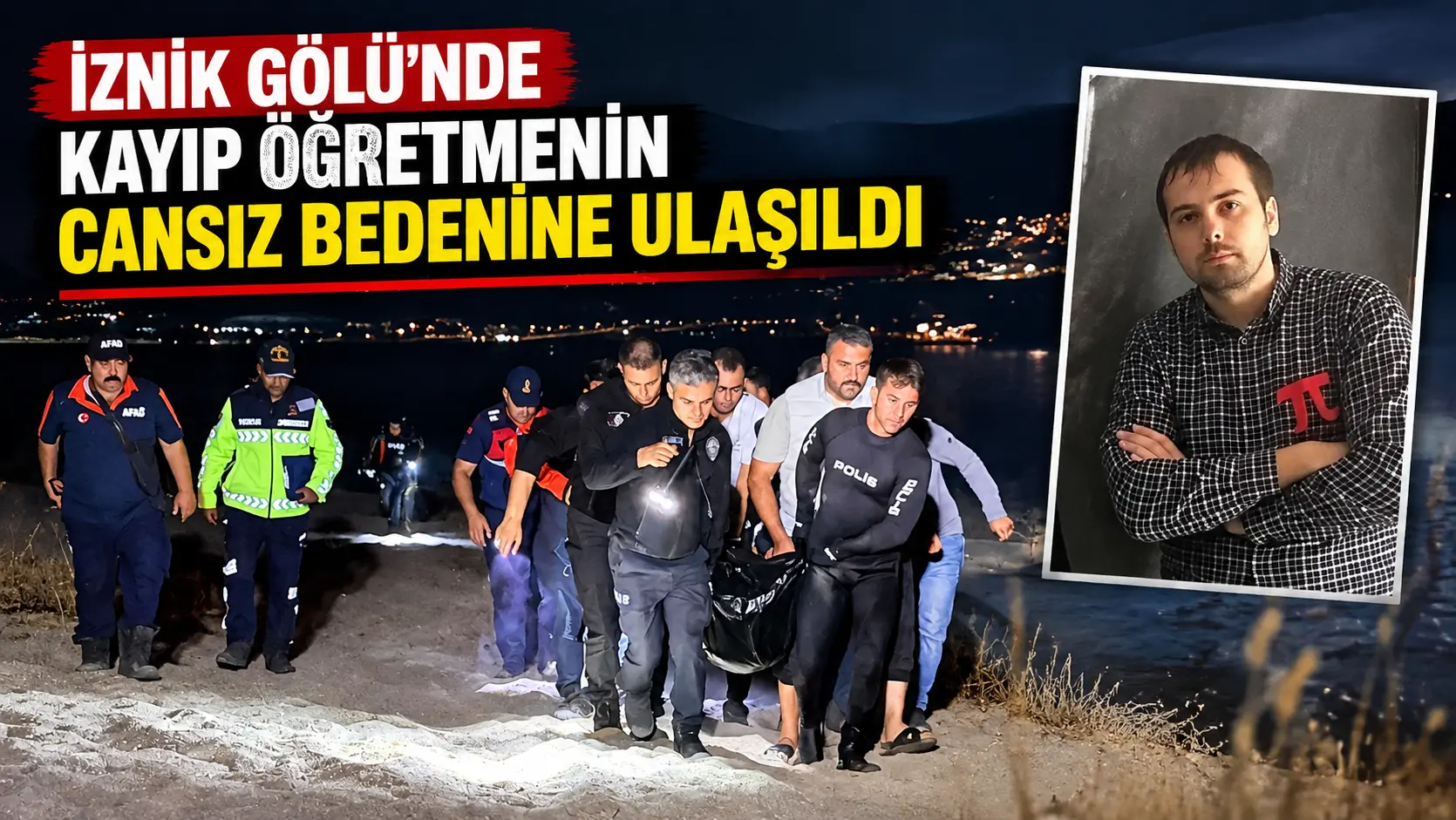 Yalova’da görev yapan 43 yaşındaki matematik öğretmeni İlhan Algınkaplan’ın cansız