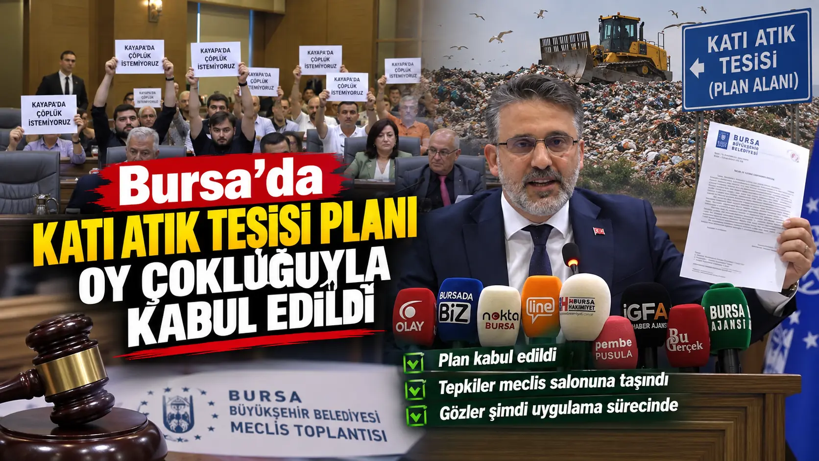 Bursa Büyükşehir Belediye Meclisi’nde, İmar ve Bayındırlık Komisyonunun Nilüfer ilçesi