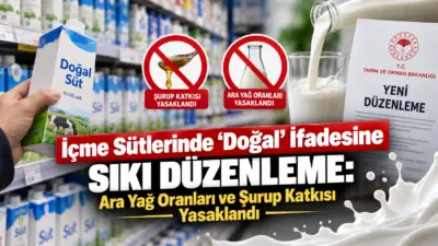 Tarım ve Orman Bakanlığı, Türk Gıda Kodeksi İçme Sütleri Tebliği'nde