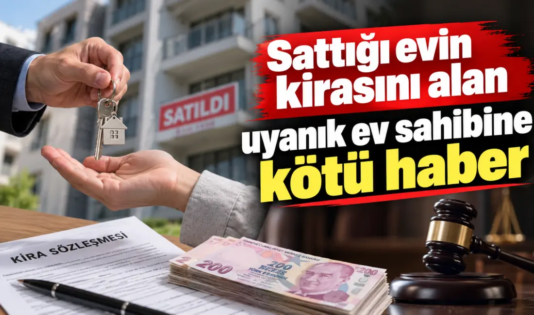 Kiracı-ev sahibi arasındaki tartışmalar bitmek bilmiyor. Daireyi satmasına rağmen kira