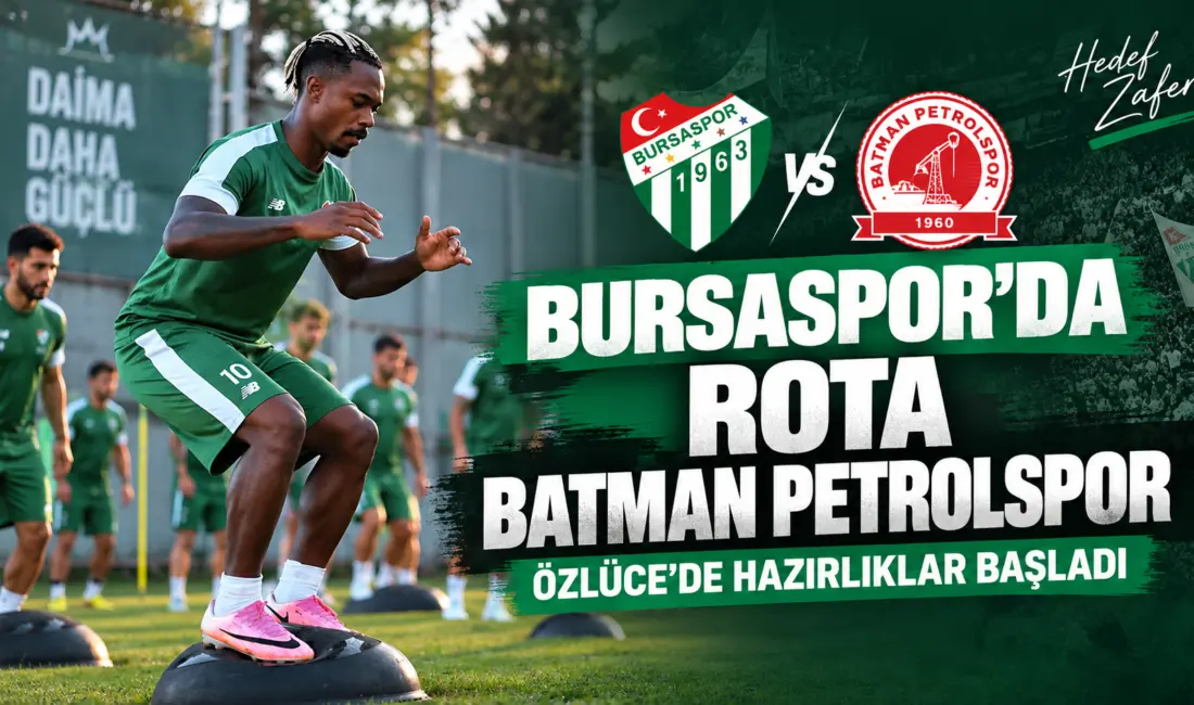 Ligin 8. haftasında deplasmanda Batman Petrolspor'a konuk olacak Bursaspor, zorlu