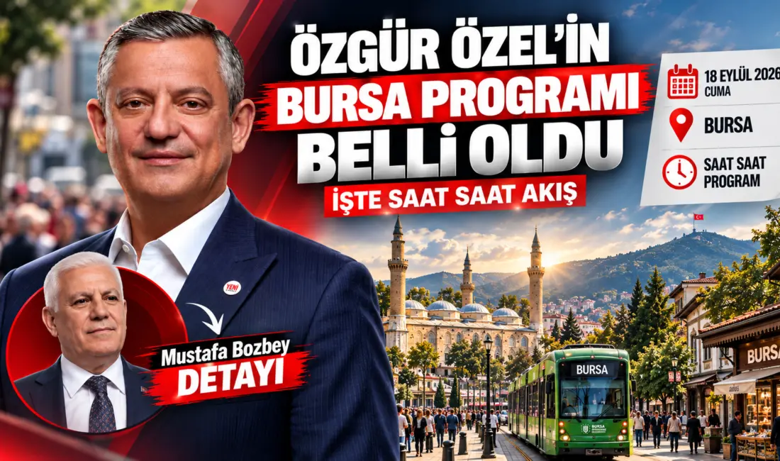 Yeni Parti Genel Başkanı Özgür Özel’in 18 Eylül 2026 Cuma