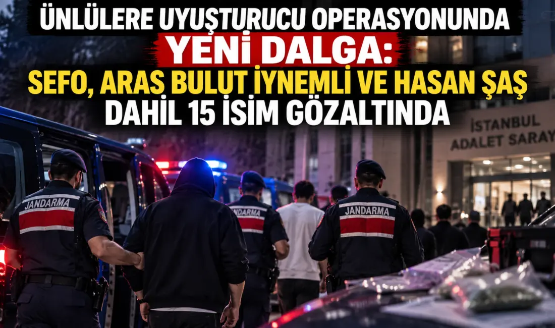 Bakırköy Cumhuriyet Başsavcılığı tarafından yürütülen uyuşturucu soruşturması kapsamında sabah saatlerinde