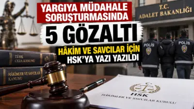 Bakırköy Cumhuriyet Başsavcılığı tarafından yürütülen "yargıya menfaat karşılığı müdahale" soruşturmasında
