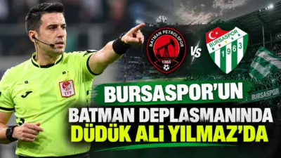 Bursaspor'un 19 Eylül Cumartesi günü deplasmanda Batman Petrolspor ile oynayacağı
