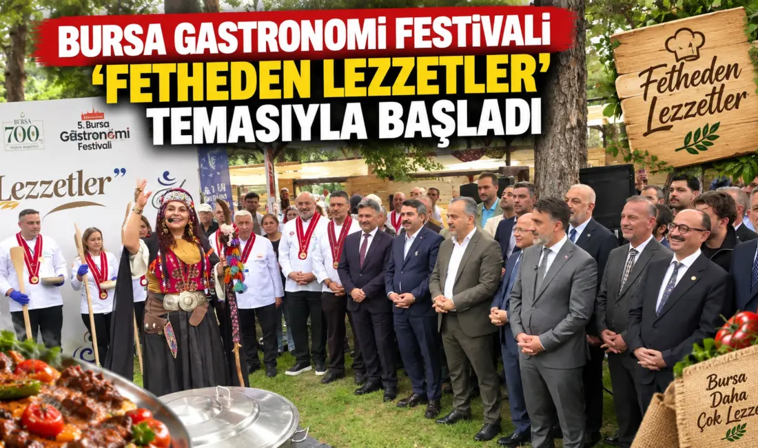 Bursa’nın köklü mutfak kültürünü dünyaya tanıtmak amacıyla düzenlenen 5. Uluslararası