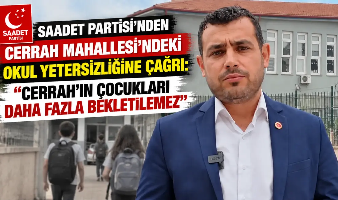 Saadet Partisi İnegöl İlçe Başkan Yardımcısı Orhan Bektaş, Cerrah Mahallesi’ndeki