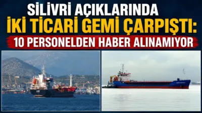 İSTANBUL – Silivri açıklarında Türk bayraklı iki ticari geminin çarpışması