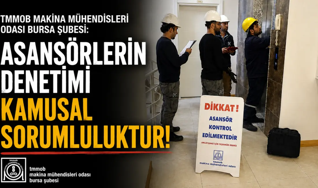Mudanya Belediyesi’nin asansörlerin periyodik kontrollerini özel bir kuruluşa devretme kararı