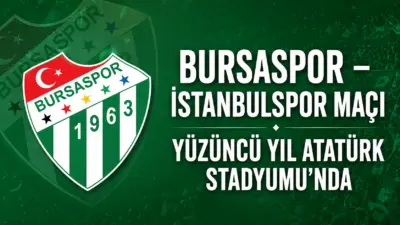 03 Eylül 2026 Perşembe günü saat 20.00’de Bursaspor, İstanbulspor A.Ş.