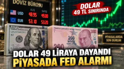 Dolar/TL kuru yeni haftaya yükselişle başlayarak 48,80 seviyesini test etti
