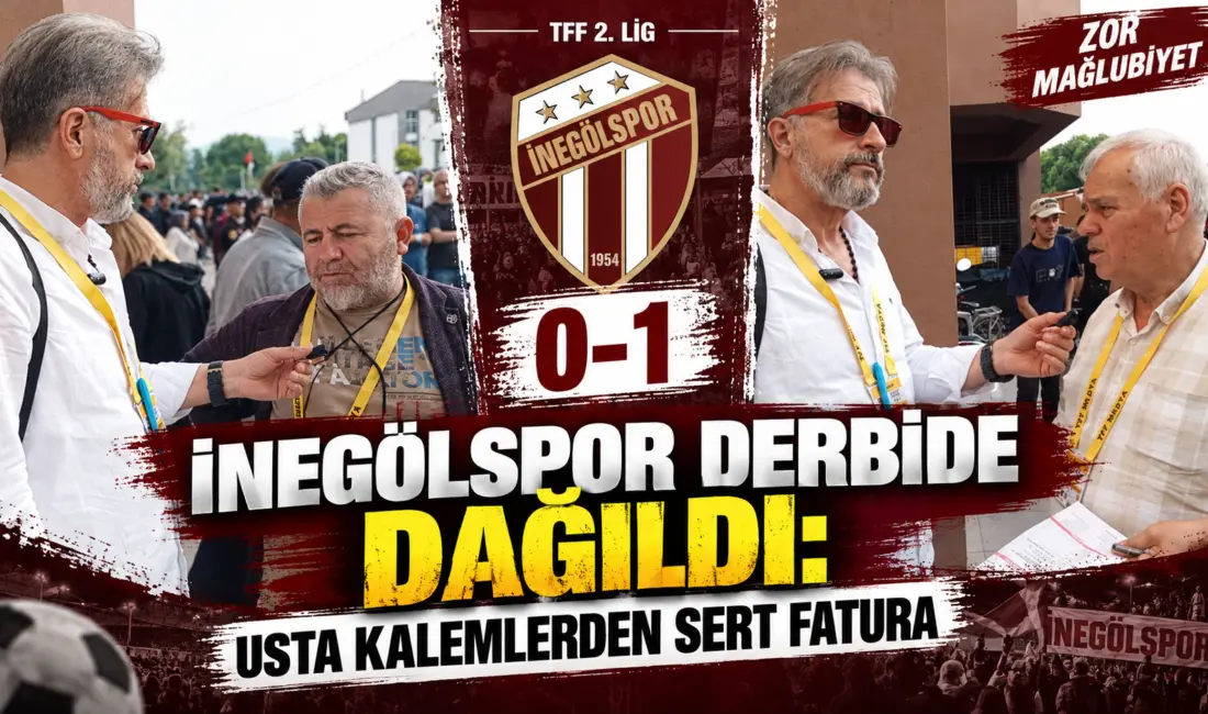 Bursa derbisinde sahasında Karacabey Belediyespor’a 1-0 mağlup olan İnegölspor, 9