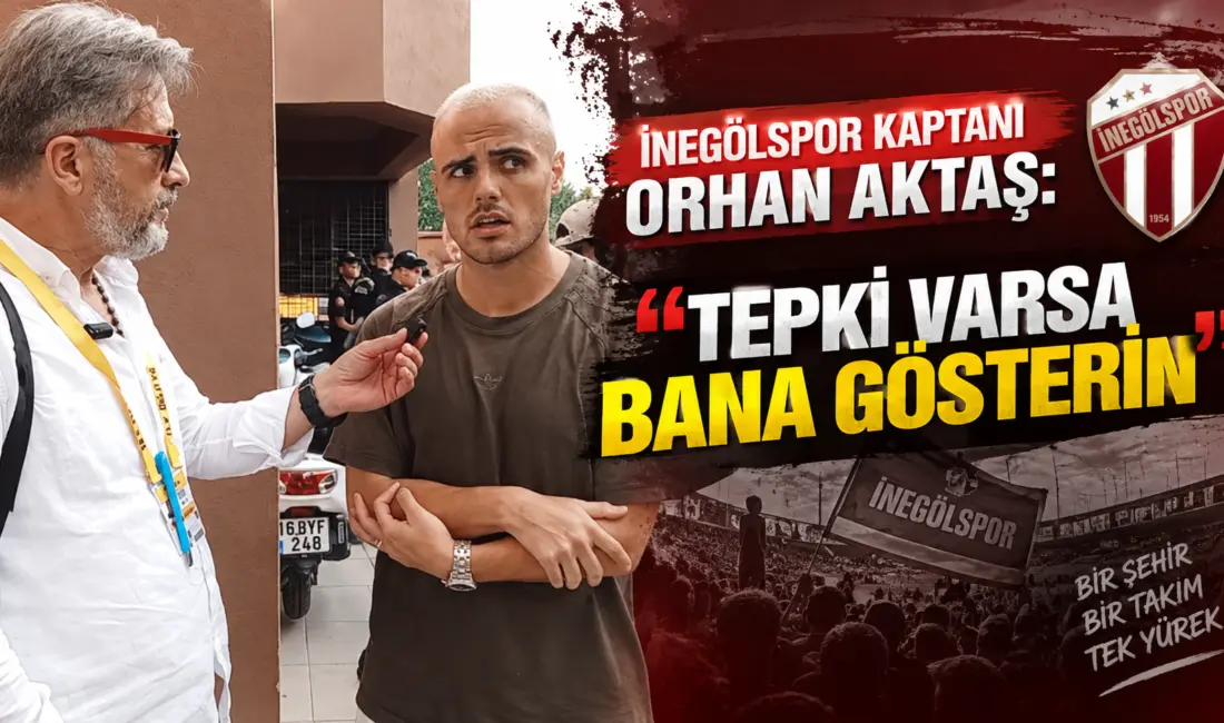 Karacabey Belediyespor yenilgisinin ardından Haberizma mikrofonlarına konuşan İnegölspor Kaptanı Orhan