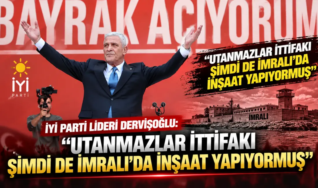 İYİ Parti'nin "Bayrak Açıyorum" mitinglerinin üçüncüsü Aksaray Milli İrade Meydanı'nda