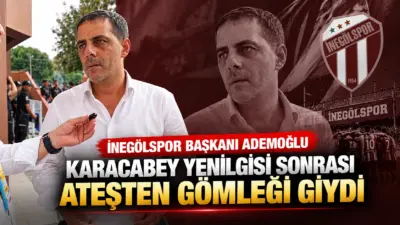 Karacabey Belediyespor mağlubiyetinin ardından Haberizma mikrofonlarına konuşan İnegölspor Başkanı Kani