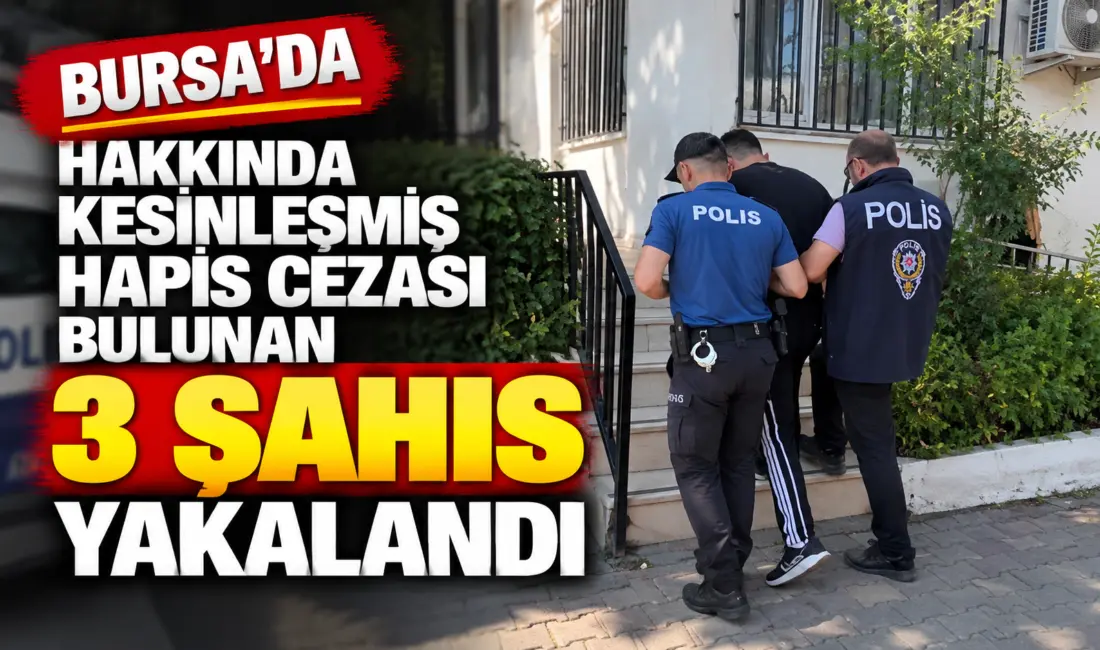 Bursa’nın İznik ilçesinde polis ekiplerince aranan şahıslara yönelik gerçekleştirilen çalışmalarda,