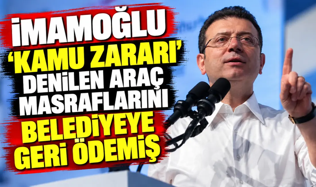 Beylikdüzü Belediye Başkanlığı döneminde kendi aracını ücretsiz olarak makam aracı