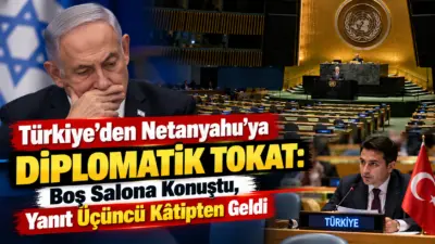Birleşmiş Milletler (BM) Genel Kurulu'nda çok sayıda heyetin salonu terk