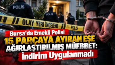 Bursa’da eşi emekli polis memuru Ali Fuat Uzunoğlu’nu öldürüp cesedini