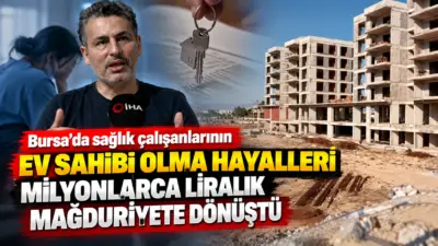 Bursa’da ev sahibi olma hayaliyle yıllarca kooperatife ödeme yapan yaklaşık